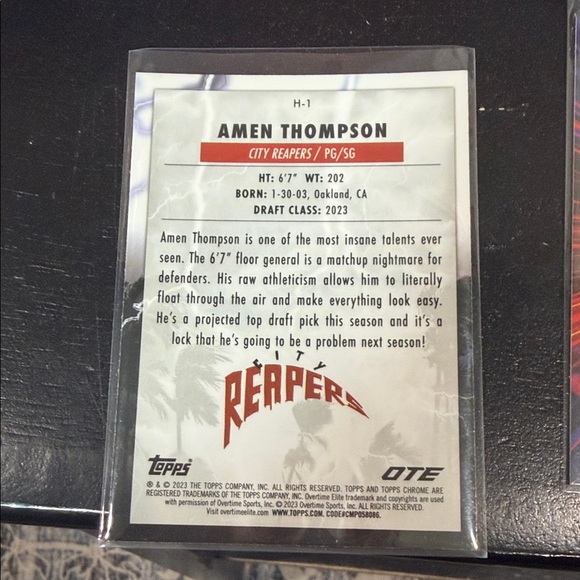 Amen Thompson - Topps Chrome OTE 2022/23 - Lot of (7) Gem Mint 10 - Picture 10 of 12